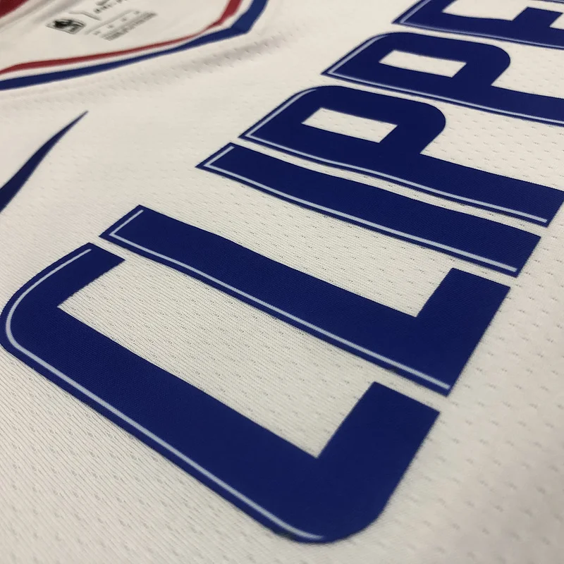 2020 Season NBA Los Angeles Clippers Basketball jersey   White  limited  #4   RONDO