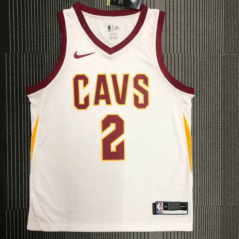 Cleveland Cavaliers Basketball Jersey White #2 IRVING