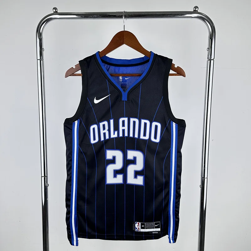 2023 Orlando Magic Basketball Jersey Aawy Black stripe #22 WAGNER