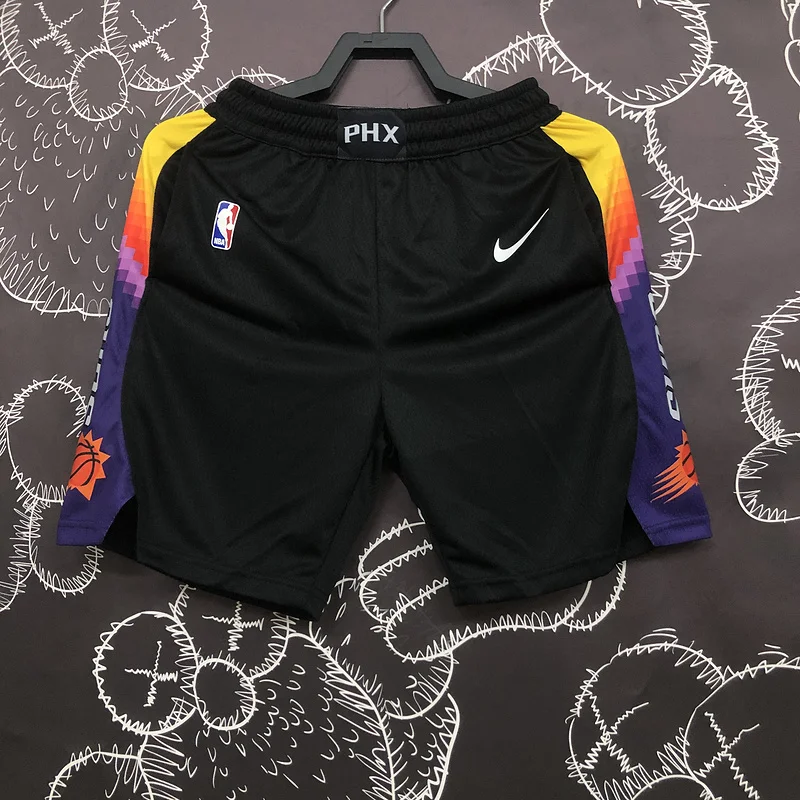 2021 Season NBA Phoenix Suns Basketball city version Shorts