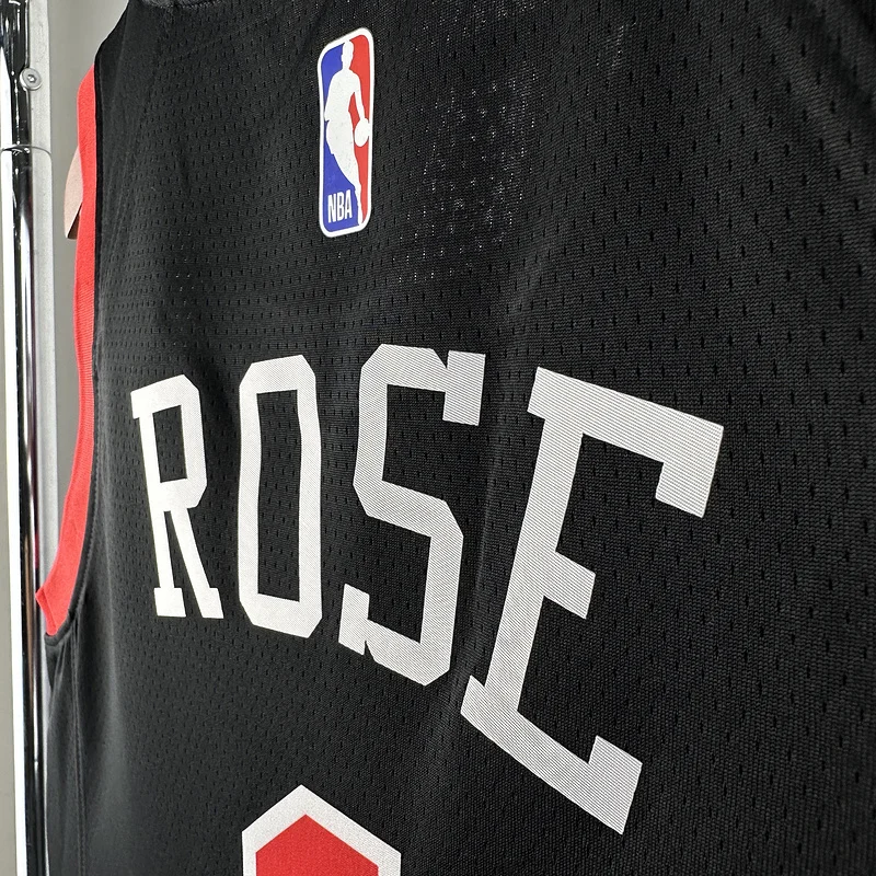 2024 Season NBA Chicago Bulls Basketball jersey City version #1 ROSE