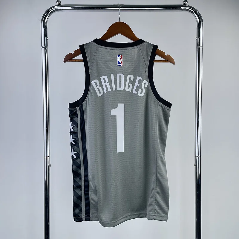 Brooklyn Nets Basketball jersey Flyer style limited #1 BRIDGES