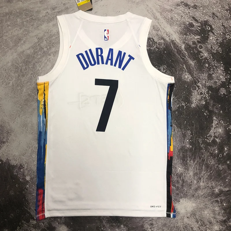 2023 Season Brooklyn Nets Basketball jersey city version #7 DURANT