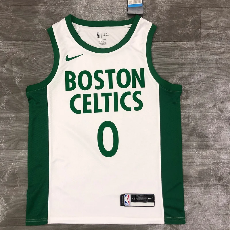 2021 Season NBA Boston Celtics Basketball Jersey city version #0 TATUM