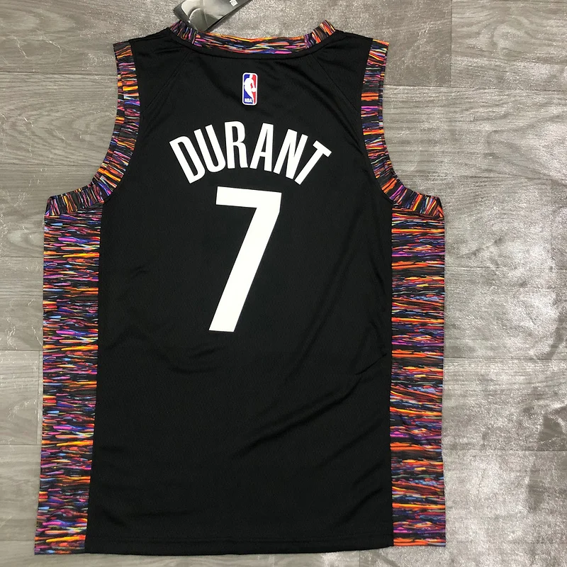 2020 Season Brooklyn Nets Basketball jersey city version Camouflage Black #7 DURANT