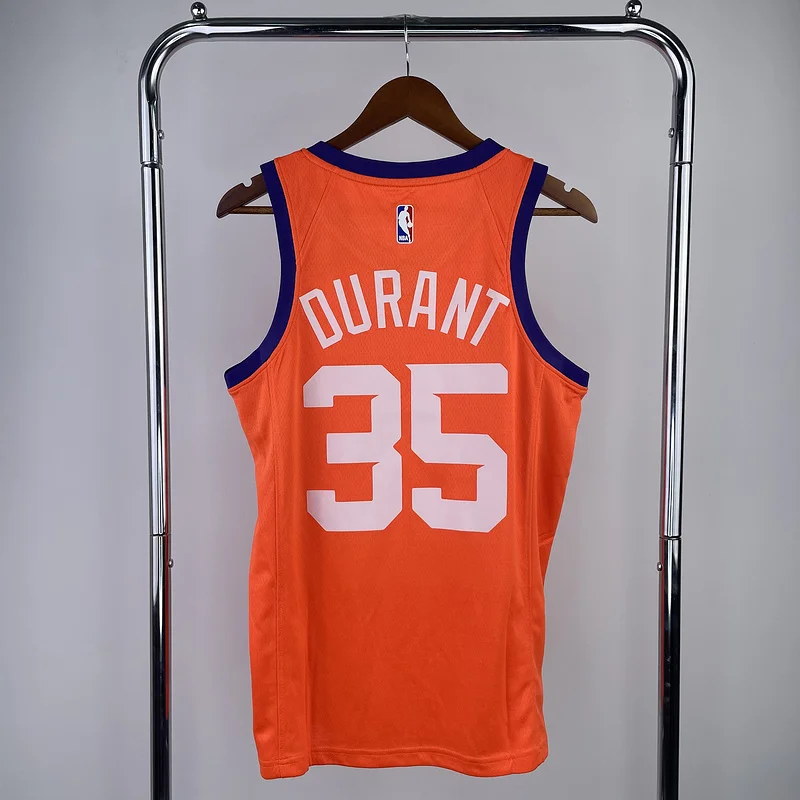 NBA Phoenix Suns Basketball jersey trapeze limited Orange #35 DURANT