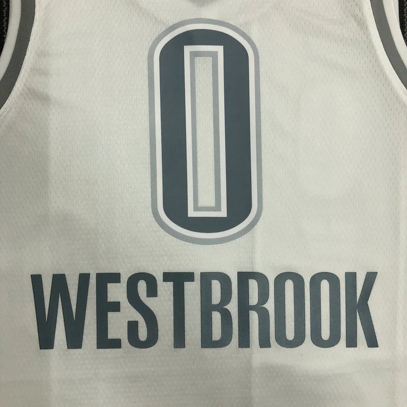 2022 NBA Oklahoma City Thunder Basketball Jersey city version #0 WESTBROOK