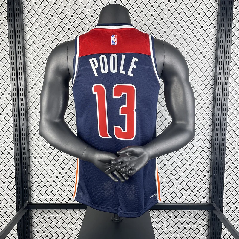 2023  Washington Wizards Basketball Jersey   trapeze  limited #13  POOLE