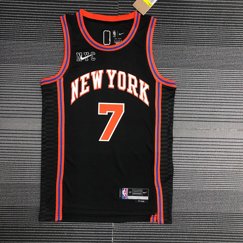 2022 New York Knicks Basketball Jersey city version #7 ANTHONY