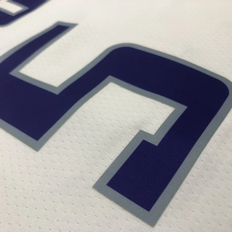 75th anniversary Sacramento Kings Basketball Jersey White #5 FOX