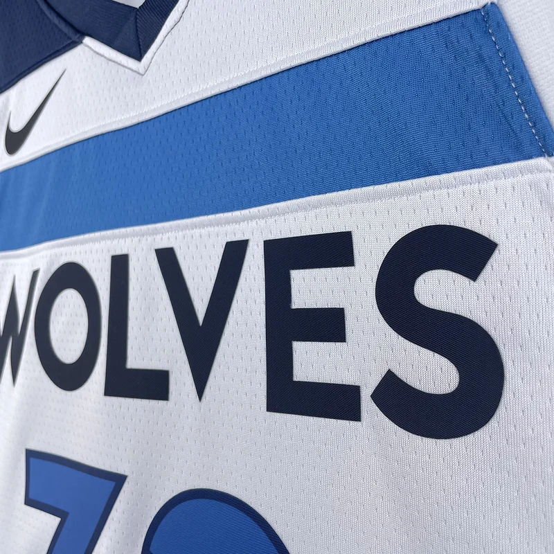 2023 Minnesota Timberwolves Basketball Jersey Home White #32 TOWNS