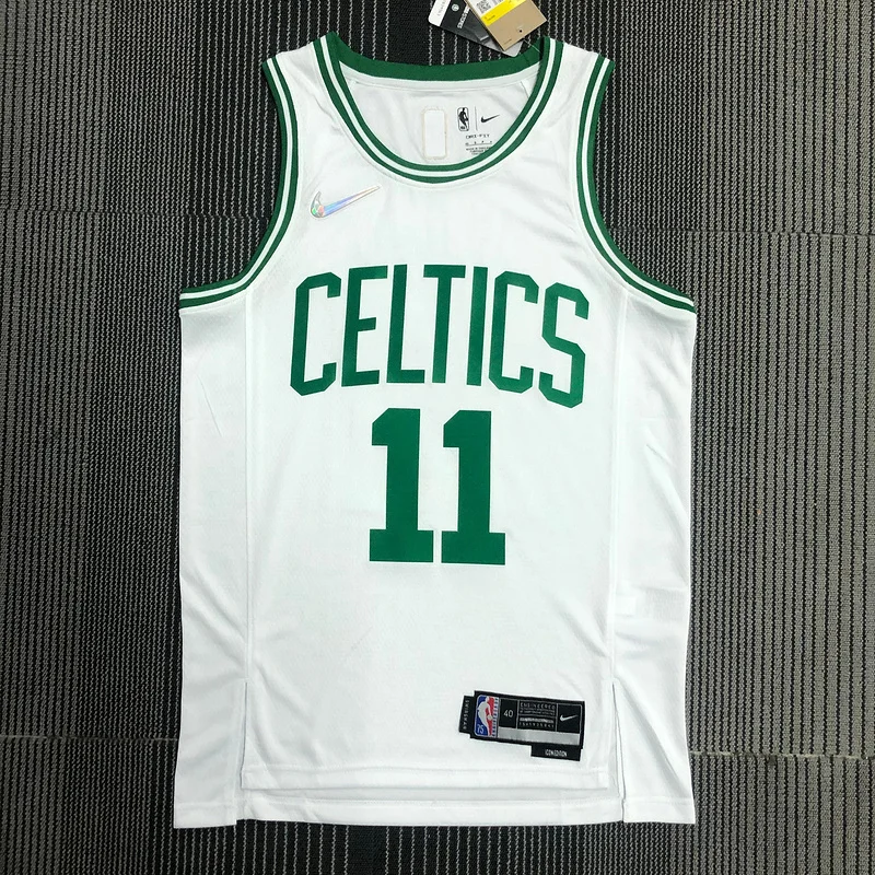 75th anniversary NBA Boston Celtics Basketball Jersey White #11 IRVING