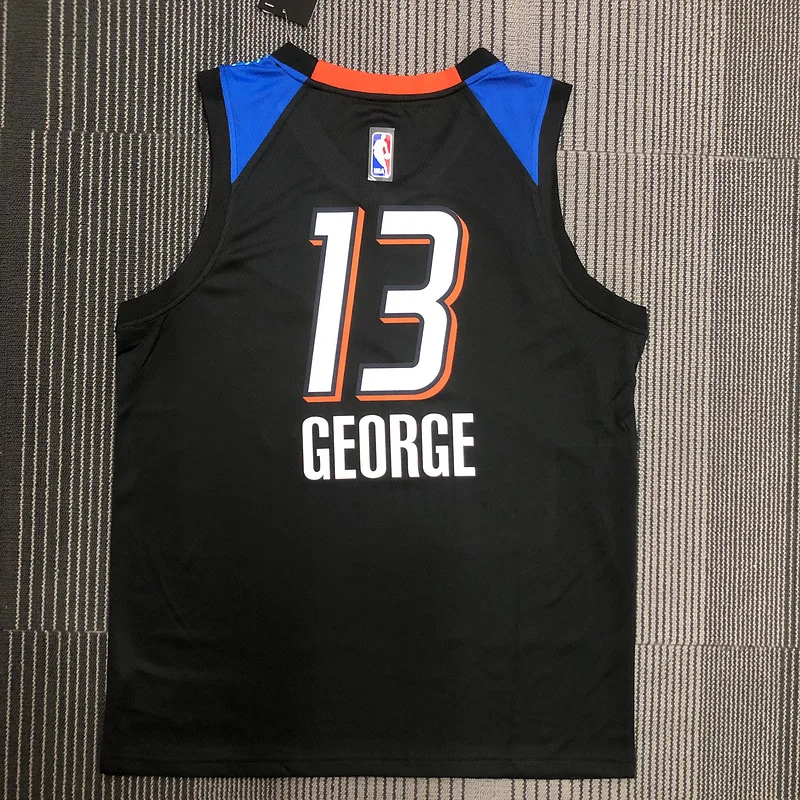 2021 NBA Oklahoma City Thunder Basketball Jersey city version #13 GEORGE