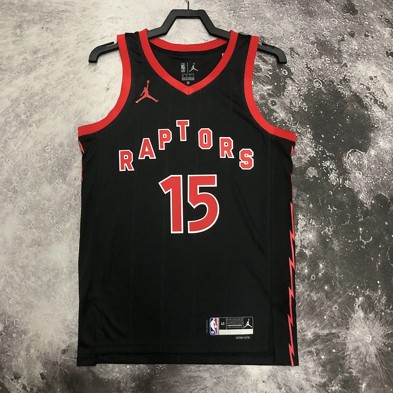 2023 NBA Toronto Raptors Basketball Jersey trapeze limited #15 CARTER