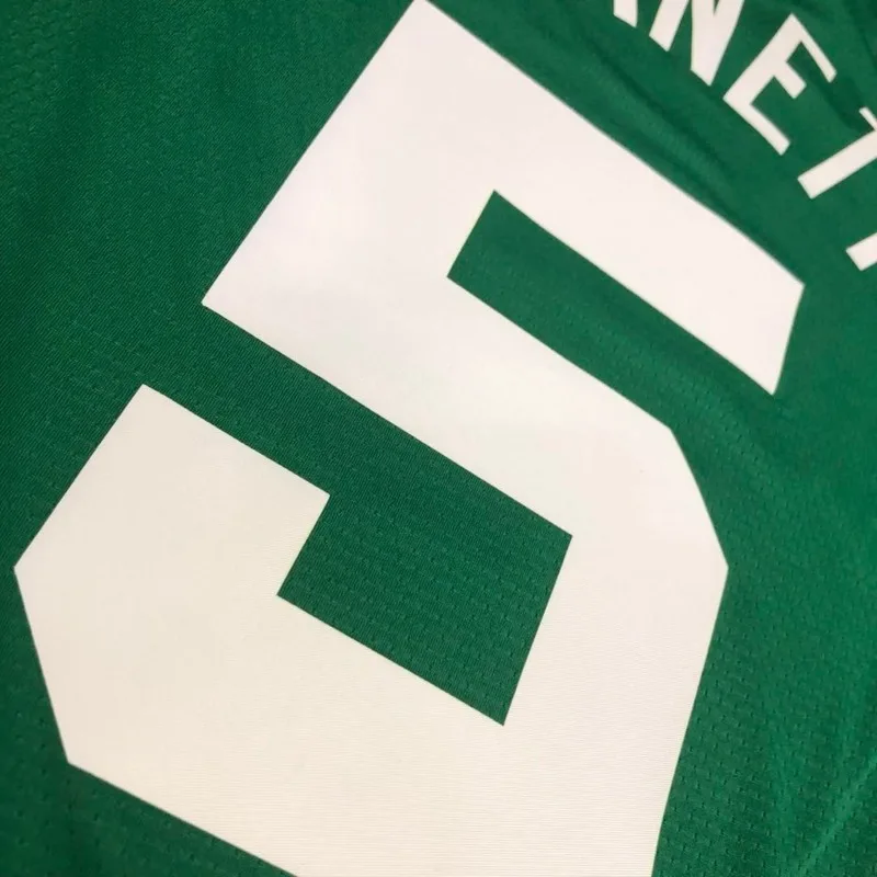 NBA Boston Celtics Basketball Jersey Retro Green #5 GARNETT