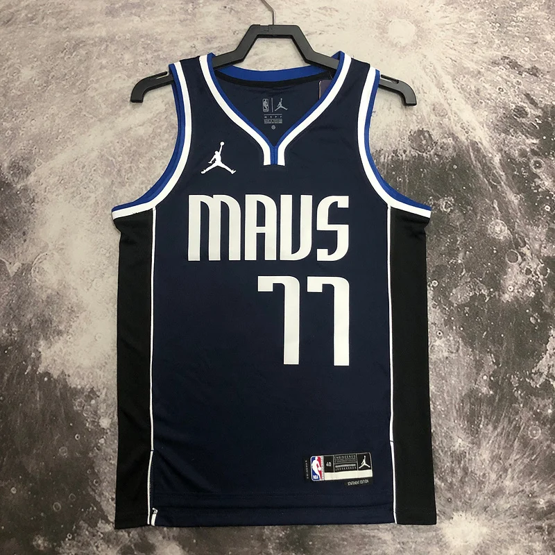 2023 Season NBA Dallas Mavericks basketball jersey Jordan limited #77 DONCIC