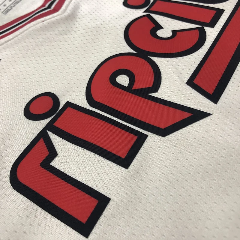 Portland Trail Blazers Basketball Jersey White #0 LILIARD