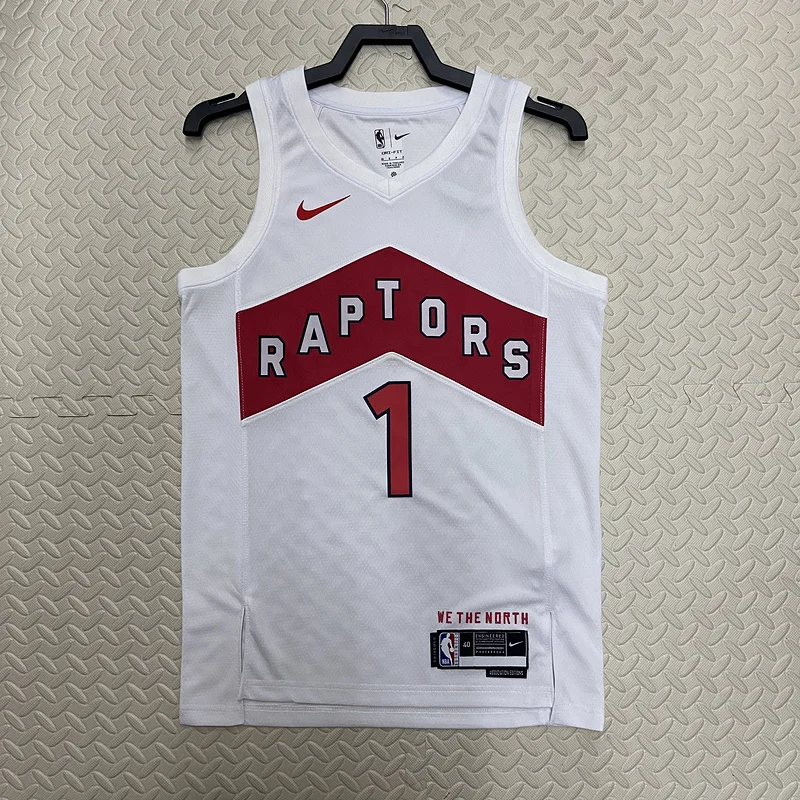 2023 NBA Toronto Raptors Basketball Jersey Home #1 McGrady