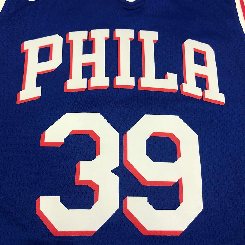 NBA Philadelphia 76ers Basketball Jersey V-neck Blue #39 HOWARD