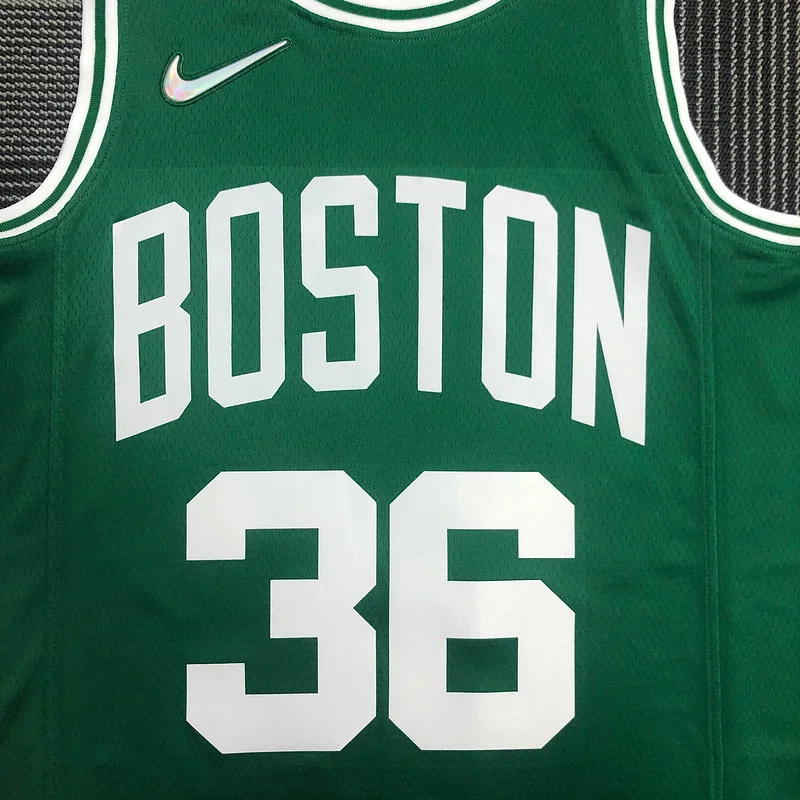 75th anniversary NBA Boston Celtics Basketball Jersey Green #36 SMART