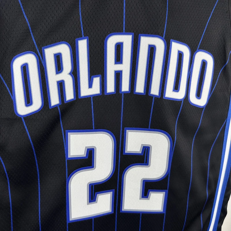 2023 Orlando Magic Basketball Jersey Aawy Black stripe #22 WAGNER