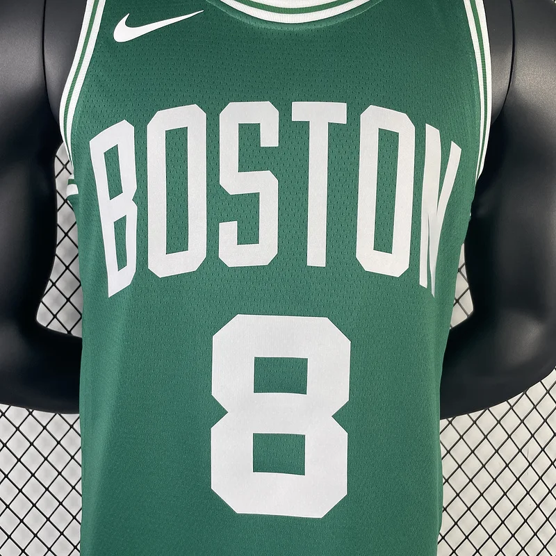 2023 Season NBA Boston Celtics Basketball Jersey Green #8 PORZINGIS