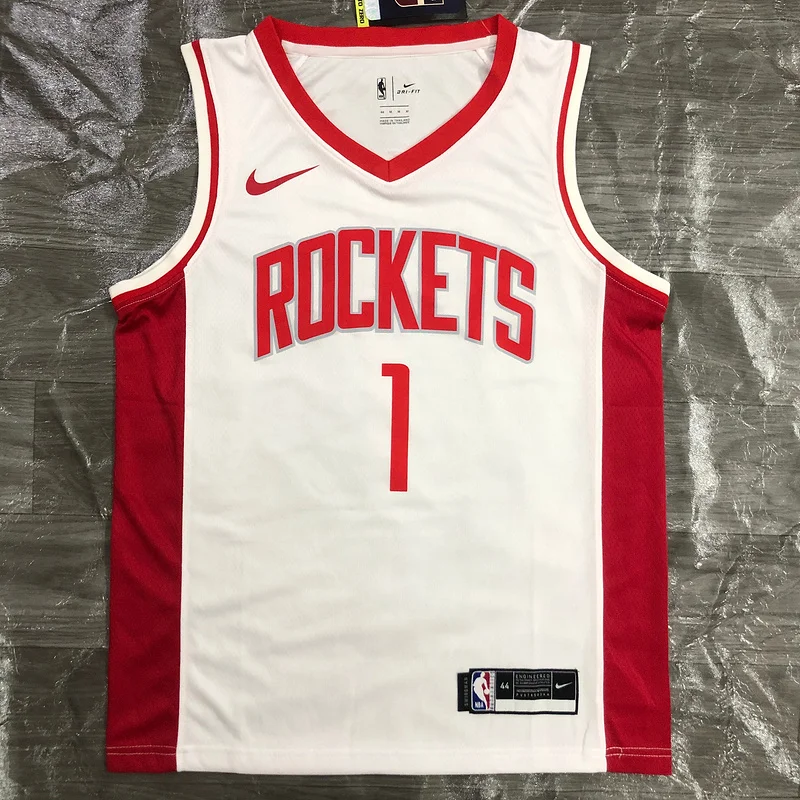 2021 Houston Rockets Basketball Jersey White #1 McGRADY