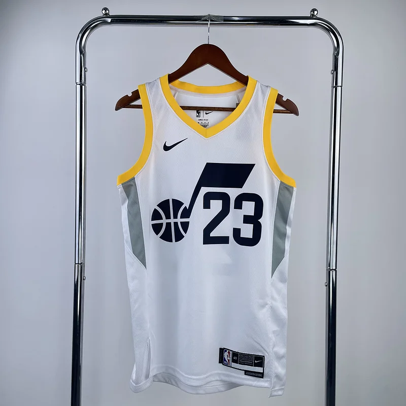 2023 Utah Jazz Basketball Jersey Home White #23 MARKKANEN