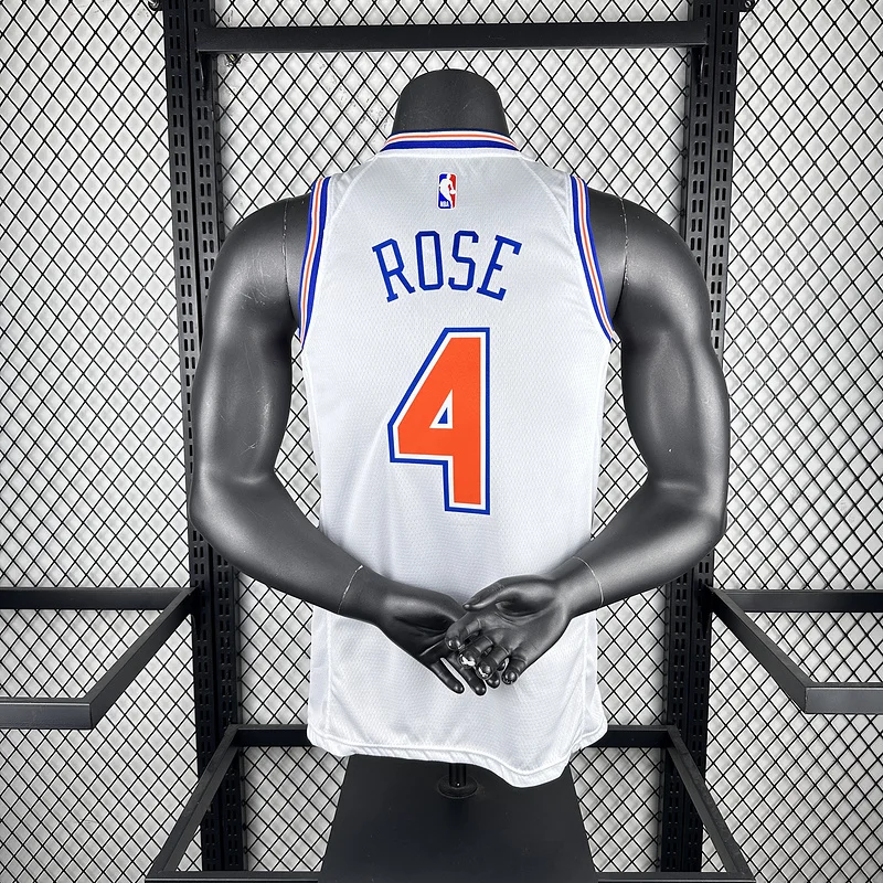 2019 New York Knicks Basketball Jersey limited #4 ROSE