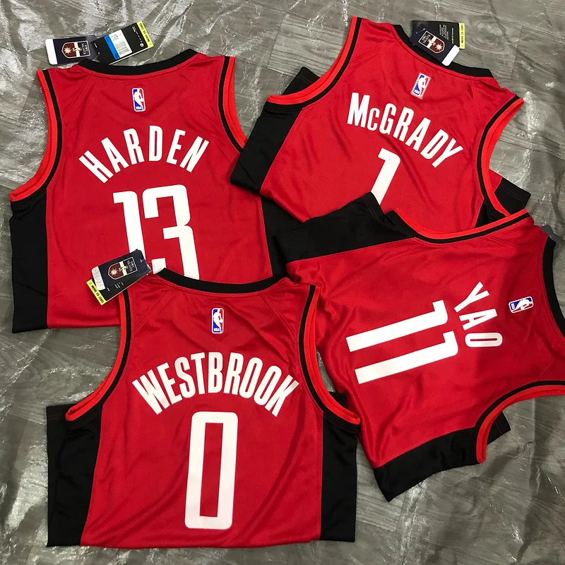 2021 Houston Rockets Basketball Jersey Red #1 McGRADY