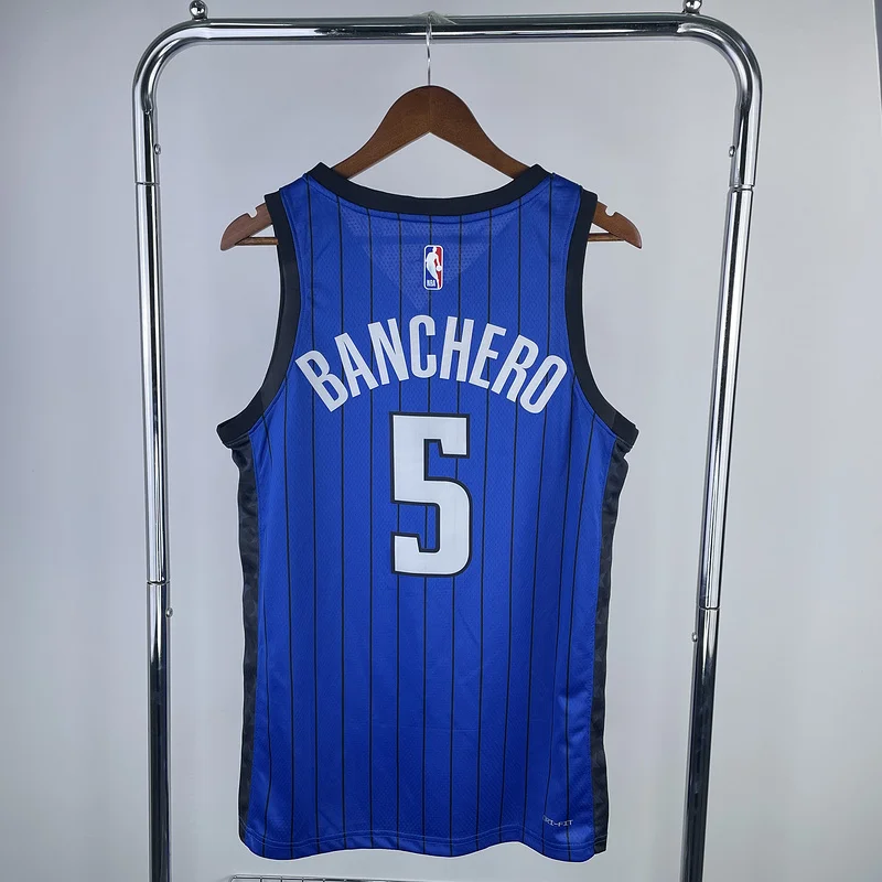 2023 Orlando Magic Basketball Jersey trapeze #5 BANCHERO