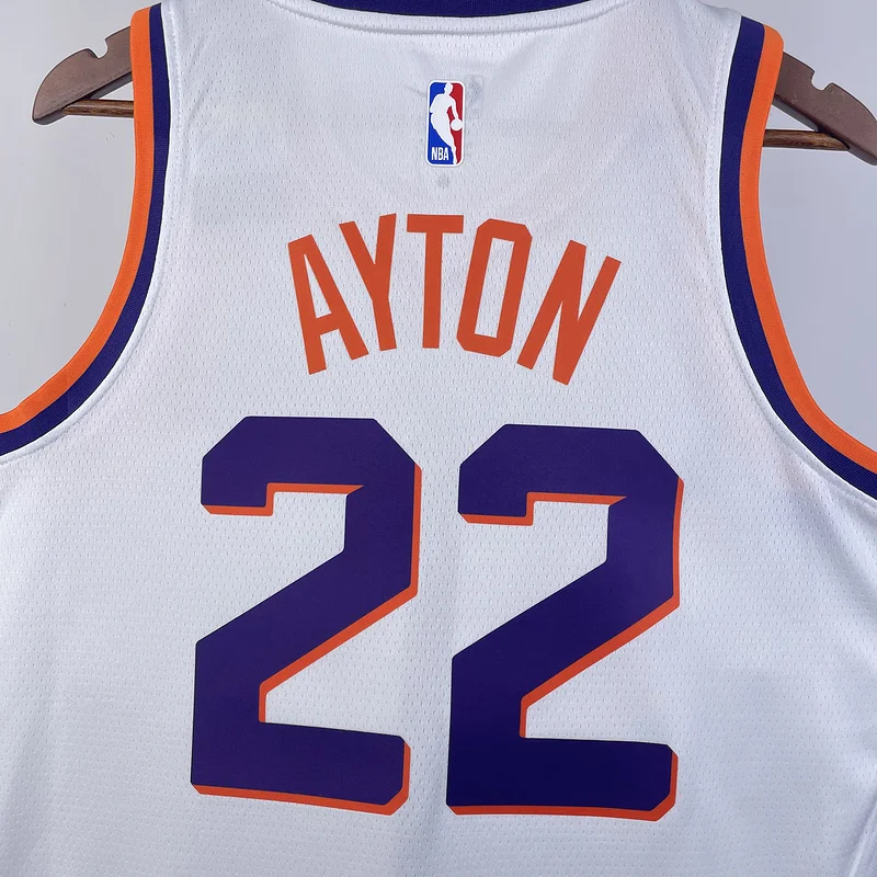 2024 Season NBA Phoenix Suns Basketball jersey Home White #22 AYTON