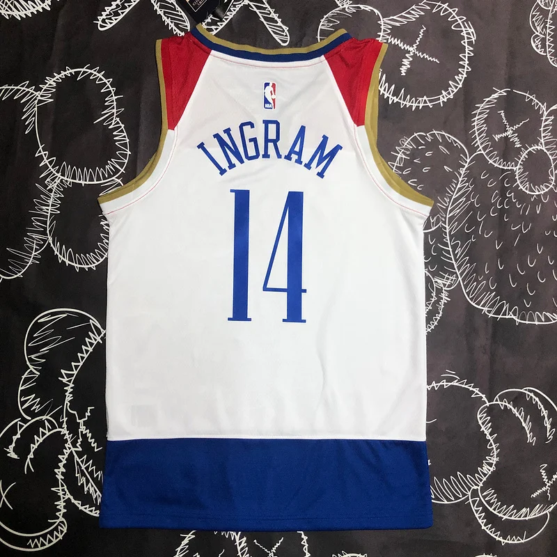 2020 New Orleans Pelicans Basketball jersey  city version  #14  INGRAM