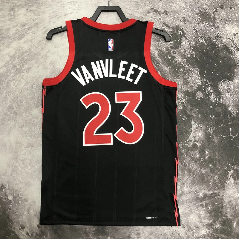 2023 NBA Toronto Raptors Basketball Jersey trapeze limited #23 VANVLEET