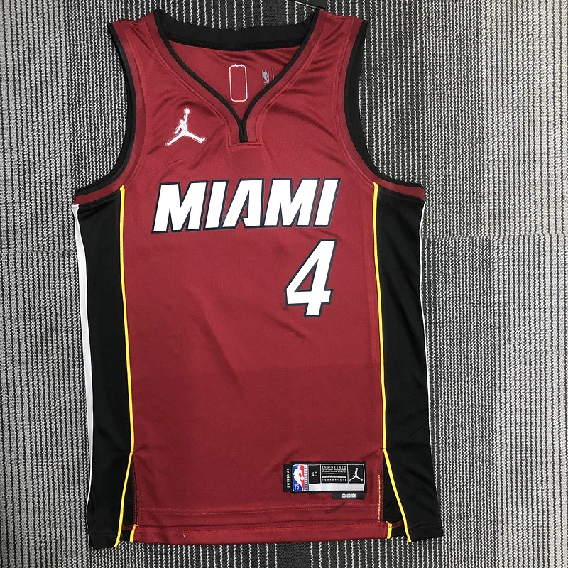 75th anniversary NBA Miami Heat basketball jersey trapeze limited #4 OLADIPO