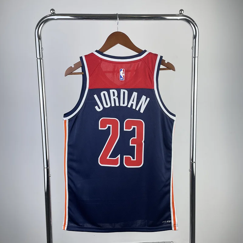 2023  Washington Wizards Basketball Jersey   trapeze  limited  #23    JORDAN