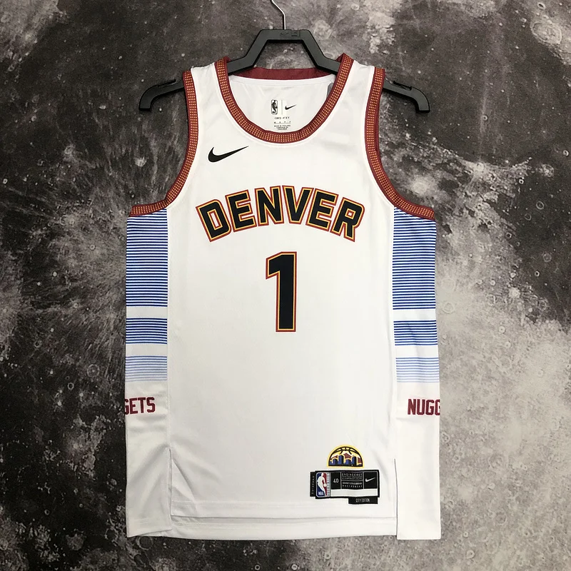 2023 Season NBA Denver Nuggets Basketball jersey city version #1 PORTER JR