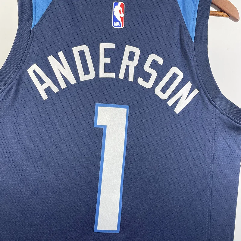 2023 Minnesota Timberwolves Basketball Jersey Aawy Blue #1 ANDERSON