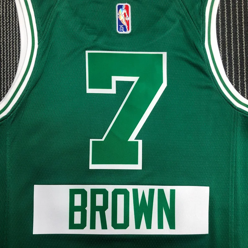 2022 Season NBA Boston Celtics Basketball Jersey city version #7 BROWN