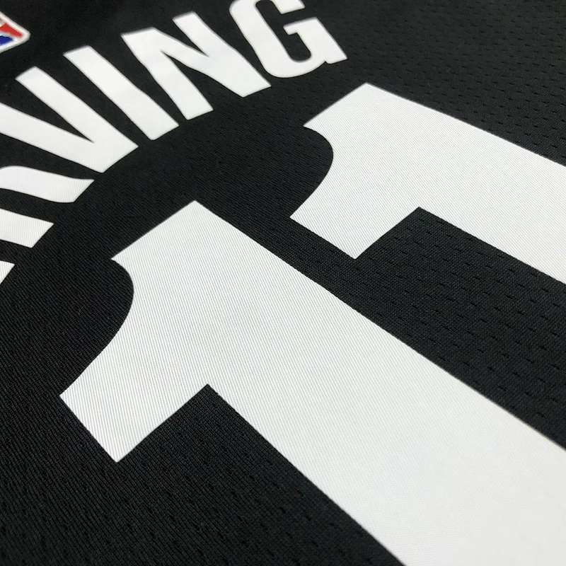 75th anniversary Brooklyn Nets Basketball jersey Black #11 IRVING