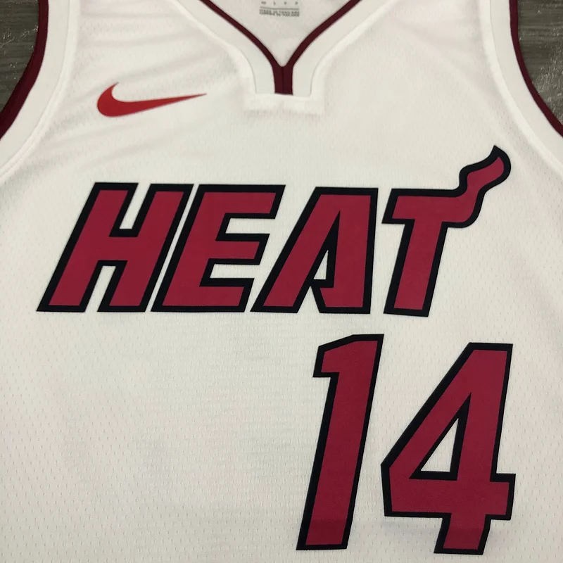 NBA Miami Heat basketball jersey V-neck White #14 HERRO