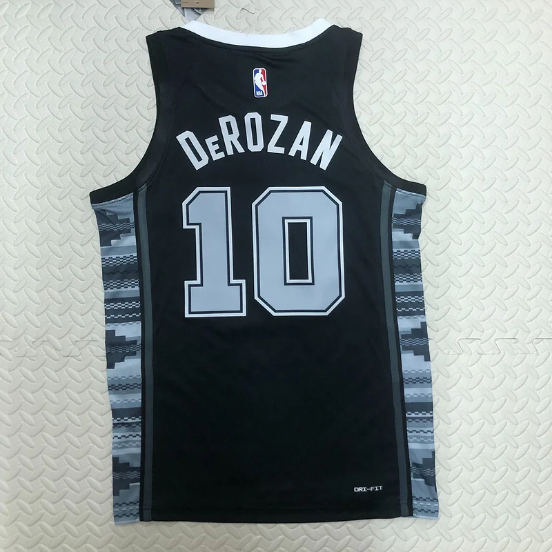 2023 San Antonio Spurs Basketball Jersey trapeze limited #10 DeROZAN