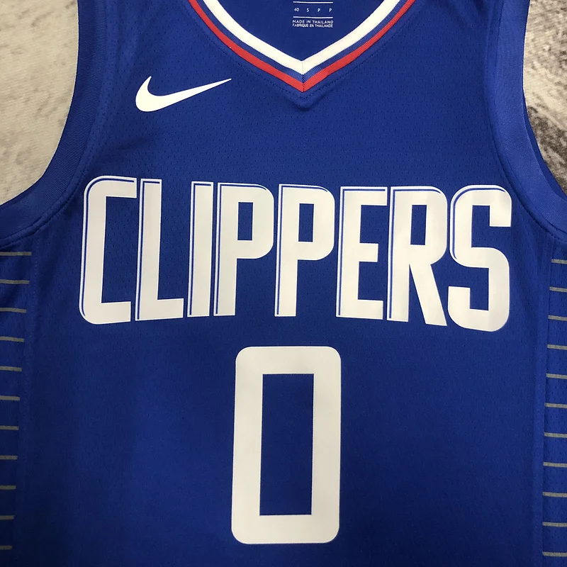 NBA Los Angeles Clippers Basketball jersey   limited   Blue  #0    WESTBROOK