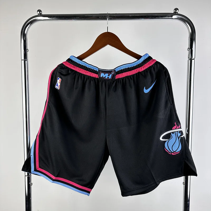 NBA Miami Heat basketball jersey Black Shorts