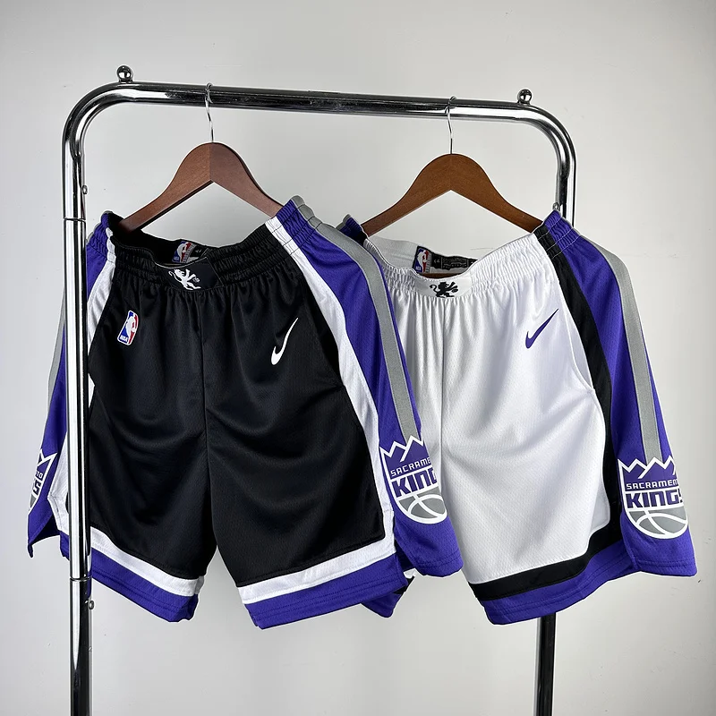 2024 Sacramento Kings Basketball Home White Shorts