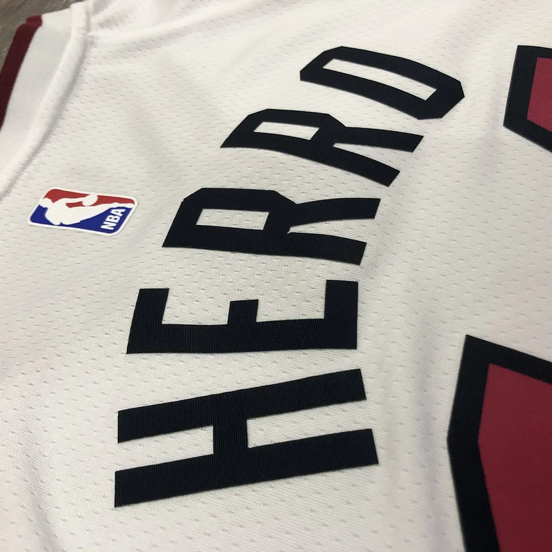 NBA Miami Heat basketball jersey V-neck White #14 HERRO