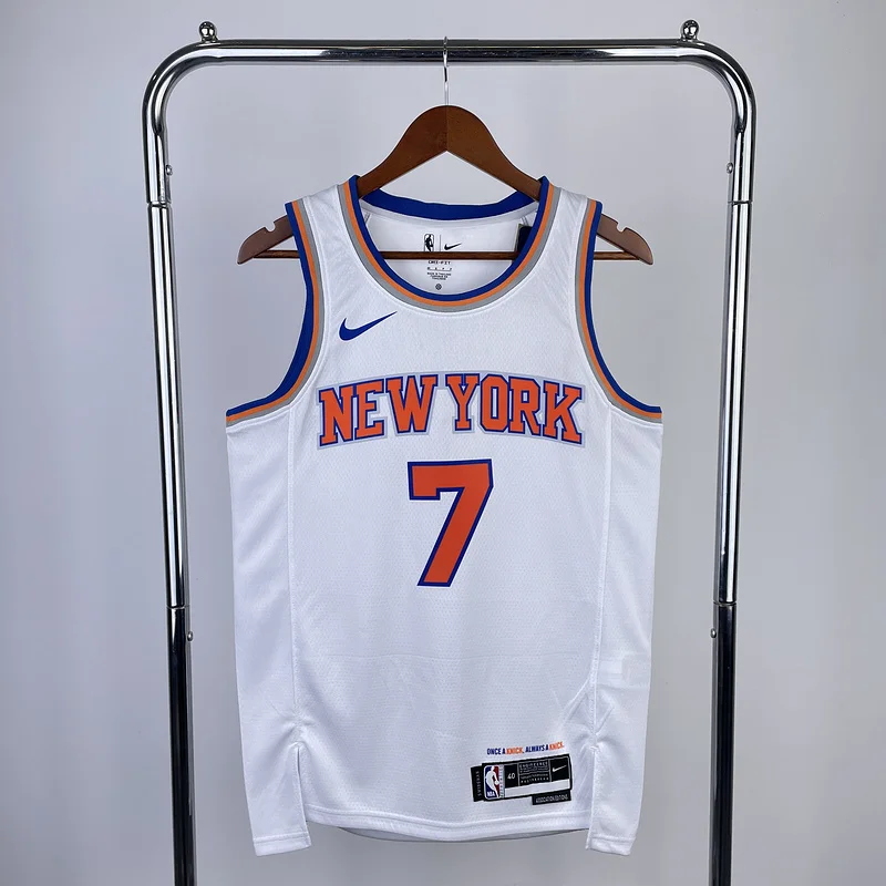 2023 New York Knicks Basketball Jersey White #7 ANTHONY