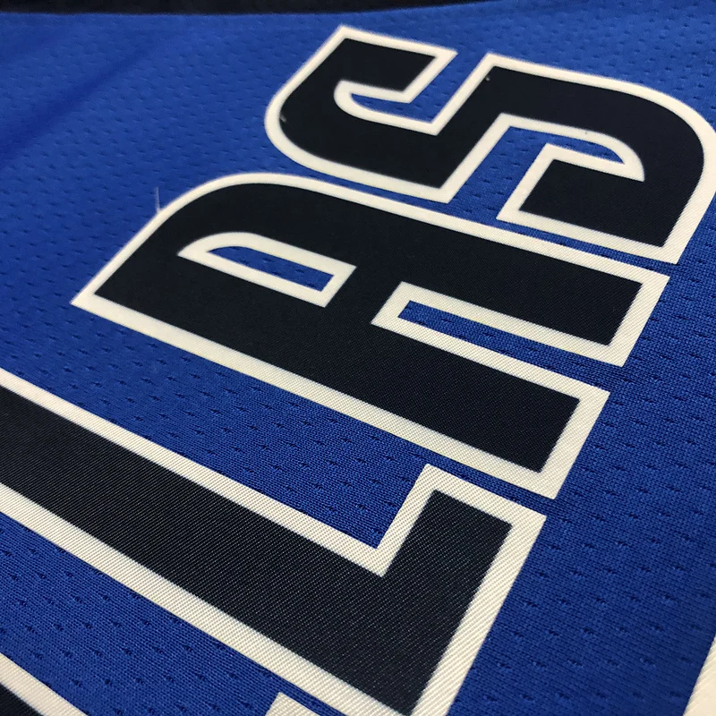 75th anniversary NBA Dallas Mavericks basketball jersey Blue #77 DONCIC