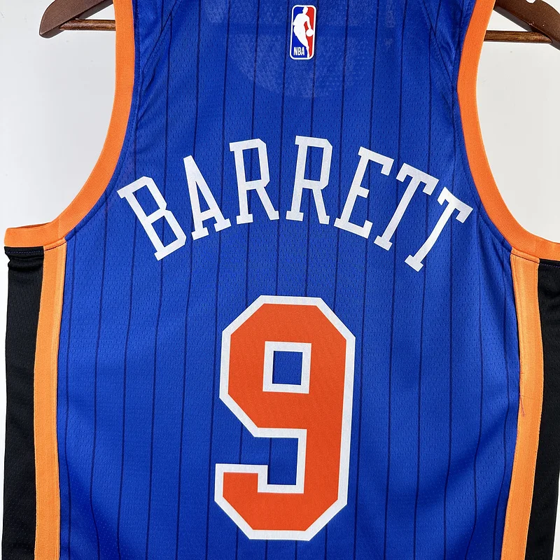 2024 New York Knicks Basketball Jersey city version #9 BARRETT