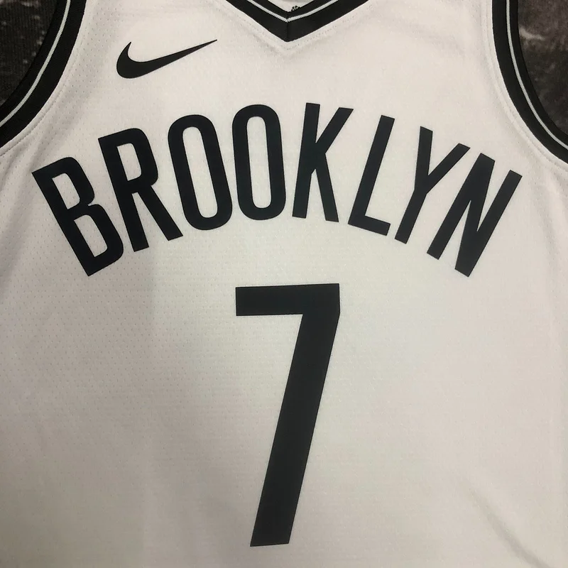 2023 Season Brooklyn Nets Basketball jersey White #7 DURANT